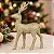 Enfeite Decorativo de Natal - Rena - Champagne - 22x12x8,5cm - 1 unidade - Cromus - Rizzo - Imagem 1