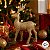 Enfeite Decorativo de Natal - Rena - Champagne - 22x12x8,5cm - 1 unidade - Cromus - Rizzo - Imagem 4