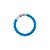 Pulseira Neon com LED - Azul Claro - 1 unidade - Rizzo - Imagem 1