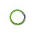 Pulseira Neon com LED - Verde Claro - 1 unidade - Rizzo - Imagem 1