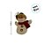 Enfeite Para Pendurar De Natal - Boneco De Neve - Vermelho, Marrom e Branco - 18,5cm - 1 unidade - Cromus - Rizzo - Imagem 3