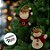 Enfeite Para Pendurar De Natal - Boneco De Neve - Vermelho, Marrom e Branco - 18,5cm - 1 unidade - Cromus - Rizzo - Imagem 4