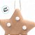 Enfeite Para Pendurar De Natal - Estrela De Ginger Bread - Marrom e Branco - 10cm - 1 unidade - Cromus - Rizzo - Imagem 2