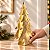 Enfeite Decorativo de Natal - Pinheiro Dourado - 21,5cm - 1 unidade - Cromus - Rizzo - Imagem 5