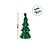 Mini Árvore De Natal Com Estrela - Camurça Verde - 18,5cm - 1 unidade - Cromus - Rizzo - Imagem 3