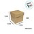 Caixa Cubo Para Panetone e Presente - XG 15x15x15cm - Kraft - 10 unidades - Assk - Rizzo - Imagem 2
