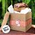 Caixa Cubo Para Panetone e Presente - XG 15x15x15cm - Kraft - 10 unidades - Assk - Rizzo - Imagem 3