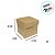 Caixa Cubo Para Panetone e Presente - P 6x6x6cm - Kraft - 10 unidades - Assk - Rizzo - Imagem 2