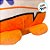 Múmia de Pelúcia - Laranja e Branco - 22cm - 1 unidade - Rizzo - Imagem 4