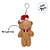 Chaveiro Urso de Pelúcia com Cachecol e Touca - Bege - 15cm - 1 unidade - Rizzo - Imagem 8