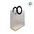 Sacola Transparente PVC com Alça Redonda de Couro Preta - 20x10x23cm  - 1 unidade - Rizzo - Imagem 3