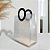Sacola Transparente PVC com Alça Redonda de Couro Preta - 26x11x32cm  - 1 unidade - Rizzo - Imagem 1