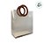 Sacola Transparente PVC com Alça Redonda de Couro Marrom - 19x16x8cm - 1 unidade - Rizzo - Imagem 3