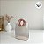 Sacola Transparente PVC com Alça Redonda de Couro Rosa - 23x11x27cm  - 1 unidade - Rizzo - Imagem 5
