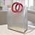 Sacola Transparente PVC com Alça Redonda de Couro Pink - 23x11x27cm  - 1 unidade - Rizzo - Imagem 1
