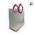 Sacola Transparente PVC com Alça Redonda de Couro Pink - 23x11x27cm  - 1 unidade - Rizzo - Imagem 3