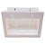 Sacola de Papel com visor de PVC 24x24x26,5cm - Branca - 1 unidade - Rizzo - Imagem 2