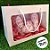 Sacola de Papel com visor de PVC 24x24x26,5cm - Branca - 1 unidade - Rizzo - Imagem 5