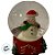 Enfeite Decorativo de Natal - Globo de Neve com Boneco De Neve - 6,2cm - 1 unidade - Cromus - Rizzo - Imagem 2
