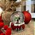 Enfeite Decorativo de Natal - Globo de Neve com Boneco De Neve - 8,5cm - 1 unidade - Cromus - Rizzo - Imagem 1