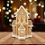 Enfeite Decorativo de Natal Com LED - Casinha Ginger Bread - 25,5x17cm - 1 unidade - Cromus - Rizzo - Imagem 1