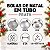 Bola de Natal em Tubo - Lisa, Fosco e Glitter Prata - 8cm - 6 unidades - Cromus - Rizzo - Imagem 2