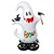 Balão de Festa Microfoil 124cm - Boneco Ghost Halloween - 1 unidade - Rizzo - Imagem 1