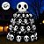 Balão de Festa Microfoil 3D 110cm - Torre Caveiras Halloween - 6 unidades - Rizzo - Imagem 3