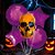 Balão de Festa Microfoil 30" 18" 18" - Caveira, Estrela e Círculo Halloween - 5 unidades - Rizzo - Imagem 3