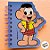 Caderninho de Anotações - Cascão - Turma da Mônica - 60 Folhas - 8x9cm - 1 unidade - Rizzo - Imagem 1