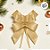 Laço Fácil de Fita de Cetim Decorada - Ouro Feliz Natal - 22mm  - 5 unidades - Progresso - Rizzo - Imagem 4