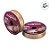 Fita de Cetim 10m x 15mm - Cor 506 - Feliz Natal Ouro - Rolo 10 metros  - 1 unidade - Progresso - Rizzo - Imagem 2