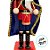 Soldado de Chumbo de Madeira com Capa e Bateria - 7,5x24,5x6,5cm - Azul e Vermelho - 1 unidade - Artlille - Rizzo - Imagem 5