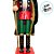 Soldado de Chumbo de Madeira com Capa e Lança - 9,5x38x8,5cm - Verde e Vermelho - 1 unidade - Artlille - Rizzo - Imagem 5