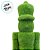 Soldado de Chumbo de Veludo - Verde - 9x34x9cm - 1 unidade - Rizzo - Imagem 3