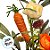 Galho Decorativo de Páscoa - Cenouras e Flores Branca/Laranja - 65cm - 1 unidade - Cromus - Rizzo - Imagem 4