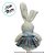 Enfeite Decorativo de Páscoa - Coelho de Vestido Azul - 31cm - 1 unidade - Cromus - Rizzo - Imagem 7