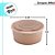 Pote de Papel Bowl com Tampa Transparente - Kraft - 500ml - 5 unidades - Rizzo - Imagem 2