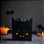 Sacola de Feltro de Halloween P - Gatinho Morcego - 21x20x6,5cm - Preto  - 1 unidade - Rizzo - Imagem 1
