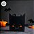 Sacola de Feltro de Halloween P - Gatinho Morcego - 21x20x6,5cm - Preto  - 1 unidade - Rizzo - Imagem 6