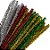Haste de Chenille 30cm - Sortido Metalizado - 100 unidades - Art Montagem - Rizzo - Imagem 1