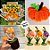 Haste de Chenille 30cm - Laranja - 100 unidades - Art Montagem - Rizzo - Imagem 2