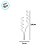 Palito Para Aromatizador - Varetas Espirais de Rattan - 24cm - 24 unidades - Rizzo - Imagem 2
