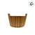 Cesta Tina de Madeira Alta - 9,5x17cm - 1 unidade - Rizzo - Imagem 3