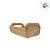 Caixote de Madeira Trapezoidal P - 22x16,5x9cm - 1 unidade - Rizzo - Imagem 3