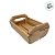 Caixote de Madeira Trapezoidal P - 22x16,5x9cm - 1 unidade - Rizzo - Imagem 5