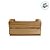 Caixote de Madeira Ceasa P - 26x17x14cm - 1 unidade - Rizzo - Imagem 4