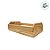 Caixote de Madeira G - 17x29x9cm - 1 unidade - Rizzo - Imagem 3