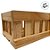 Caixote de Madeira Jardineira P - 20,5x15,5x11cm - 1 unidade - Rizzo - Imagem 5