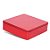 Lata de Metal Quadrada - Vermelho - 19,5x19,5x5,5cm - 1 unidade - Rizzo - Imagem 2